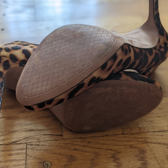 Jessica Simpson Animal Print Mary Jane Heels - Picture 8 of 8